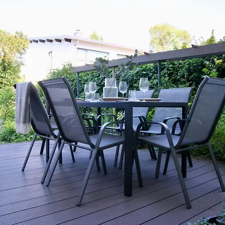 Garten, Terrasse, 93 M2, 5 Min Bis Zur Warnow Apartament Rostock